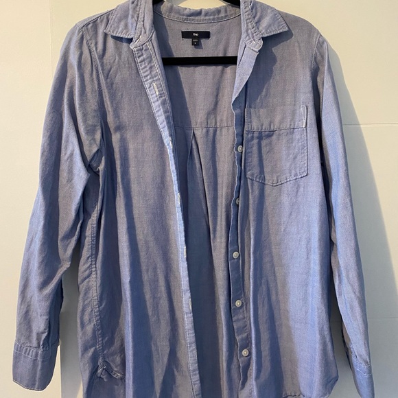 Light blue open blouse! Very versatile - Picture 1 of 2